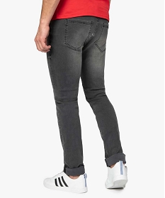 jean homme slim stretch taille haute delave gris jeans9461101_3