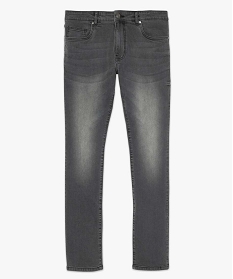 jean homme slim stretch taille haute delave gris jeans9461101_4