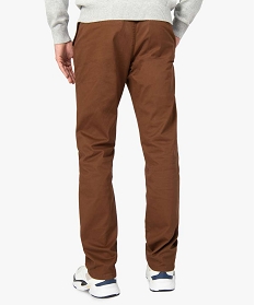 pantalon chino homme coupe regular brun pantalons9464901_3