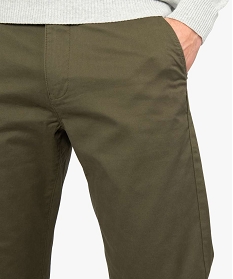 pantalon chino homme coupe regular vert9465001_2