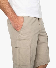 bermuda homme a poches laterales beige shorts et bermudas9467301_2