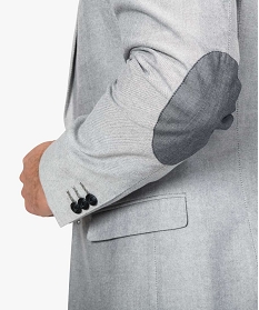 veste de costume homme avec coudieres contrastantes gris9469901_2