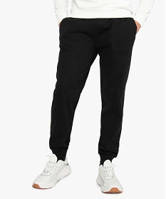 pantalon de jogging homme contenant du coton bio noir pantalons9474401_1