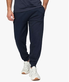 pantalon de jogging homme contenant du coton bio bleu pantalons9474501_1