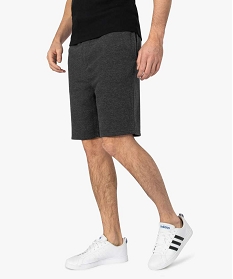 bermuda homme en maille molletonnee gris shorts et bermudas9475201_1