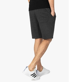bermuda homme en maille molletonnee gris shorts et bermudas9475201_3