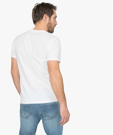 tee-shirt homme a manches courtes imprime - metallica blanc tee-shirts9488401_3