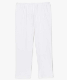 leggings femme contenant du coton bio longueur mollet blanc leggings et jeggings9494401_4