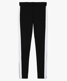 legging femme effet push-up a bandes laterales contrastantes noir leggings et jeggings9494901_4