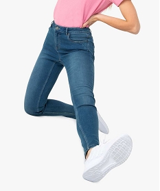 jean femme coupe skinny 5 poches gris pantalons jeans et leggings9501001_2