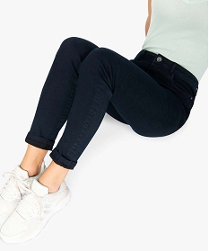 jean femme coupe slim taille haute bleu pantalons jeans et leggings9501301_1