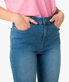 jean femme coupe slim taille haute gris pantalons jeans et leggings9501401_2