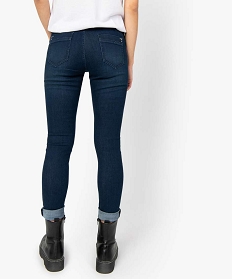jean femme coupe slim avec liseres colores et braguette boutons bleu pantalons jeans et leggings9501701_3