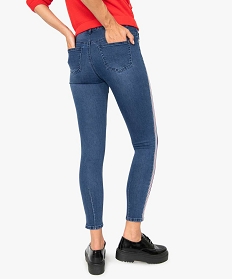 jean femme slim stretch a bandes laterales rayees gris pantalons jeans et leggings9501901_3