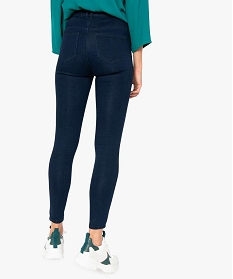 jean femme taille haute coupe skinny en stretch bleu pantalons jeans et leggings9502101_3