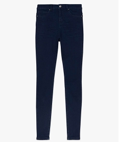 jean femme taille haute coupe skinny en stretch bleu pantalons jeans et leggings9502101_4