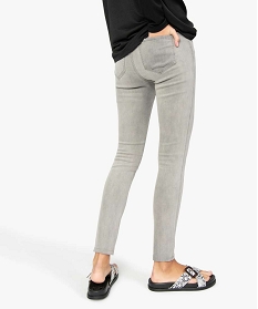 jean femme taille haute coupe skinny en stretch gris pantalons jeans et leggings9502401_3