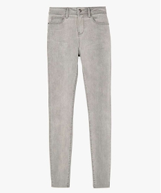 jean femme taille haute coupe skinny en stretch gris pantalons jeans et leggings9502401_4