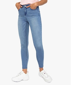 jean femme taille haute coupe skinny en stretch gris pantalons jeans et leggings9502501_1