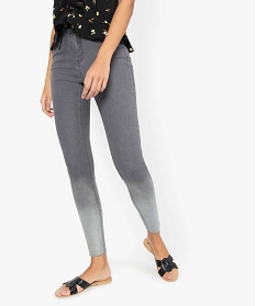 jean femme slim taille haute en coton stretch a bord franc gris pantalons jeans et leggings9503801_1