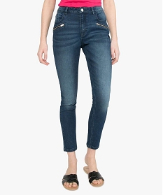 jean femme skinny 78e a taille haute bleu pantalons jeans et leggings9504101_1