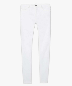 jean femme blanc coupe skinny blanc pantalons9506401_4