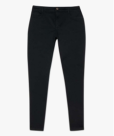 pantalon femme stretch 5 poches uni noir pantalons et jeans9507601_4