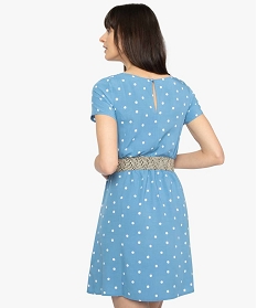 robe femme imprimee au look retro bleu robes9533301_3