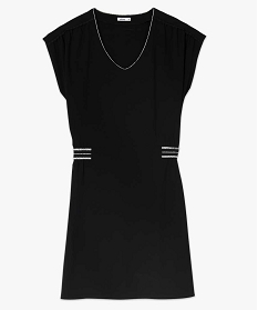 robe de ceremonie femme avec touches pailletees noir9534201_4