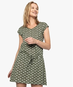 robe femme en coton imprime imprime blouses9540001_1