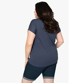 tee-shirt femme a manches courtes a motifs imprime9551201_3