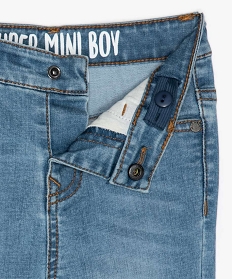 jean bebe garcon coupe slim en polyester recycle bleu jeans9577501_3