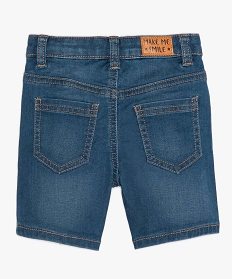 short bebe garcon en jean extensible bleu shorts9578501_3