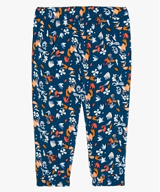 pantalon bebe fille fluide a motif floral imprime pantalons et jeans9597001_2