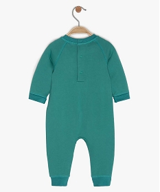 pyjama bebe garcon sans pieds en jersey bouclette vert9617301_3