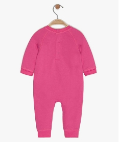 pyjama bebe fille sans pieds imprime poitrine rose9617401_3