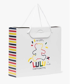 boite cadeau bebe tricolore en papier recycle - lulucastagnette blanc standard accessoires9622301_1