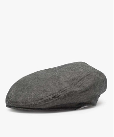 GEMO Casquette homme forme gavroche en matière chinée Gris