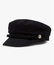 casquette femme style marin avec cordon fantaisie noir9638801_1