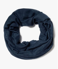 foulard femme snood paillete en polyester recycle bleu sacs bandouliere9644201_1