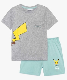 pyjashort garcon bicolore pokemon gris9655301_1