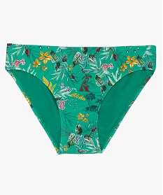 bas de maillot de bain fille multicolore motif tropical imprime9663201_1