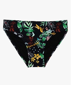 bas de maillot de bain fille a imprime tropical imprime9663301_1