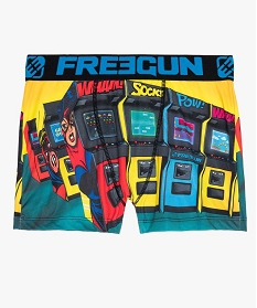 boxer garcon en microfibre imprime arcades - freegun imprime pyjamas9666801_1