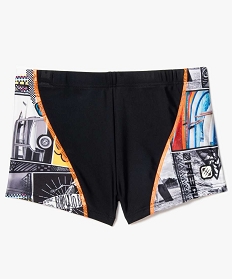 short de bain garcon motif street freegun imprime maillots de bain9670601_1