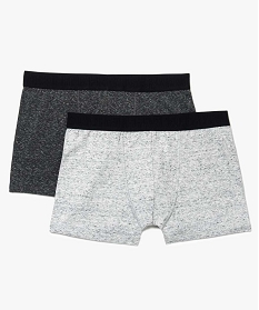 boxer homme contenant du coton biologique (lot de 2) gris boxers et calecons9671301_1