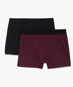 boxer en coton stretch homme (lot de 2) rouge boxers et calecons9671401_1