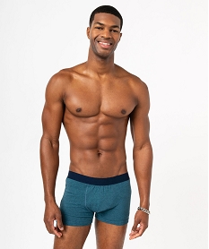 boxer en coton stretch homme (lot de 2) bleu boxers et calecons9671501_3