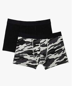 boxer homme a motif camouflage (lot de 2) multicolore boxers et calecons9672801_1