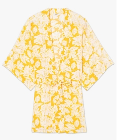 veste dinterieur femme forme kimono imprime pyjamas ensembles vestes9682901_4